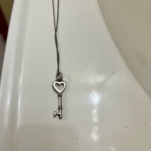 Authentic Tiffany key necklace